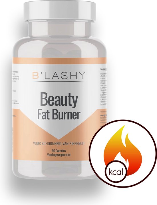 B'LASHY® beauty vetverbrander - Snel en verantwoord afvallen met voedingsschema - Fatburner speciaal voor vrouwen - Afslankpillen - 60 Capsules