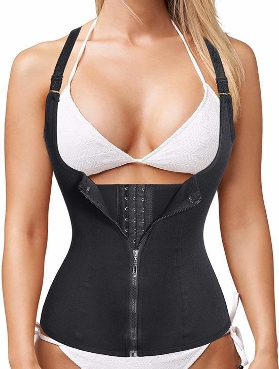 Waist shaper corset vrouwen - Korset buik met verstelbare strap - Waist trainer s - Maat S (Taille 54 - 61cm)